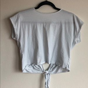 WILFRED CROP BACKLESS T-SHIRT